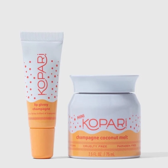 Kopari Skincare Kopari Champagne Cheers Lip Gloss Melt Set Poshmark